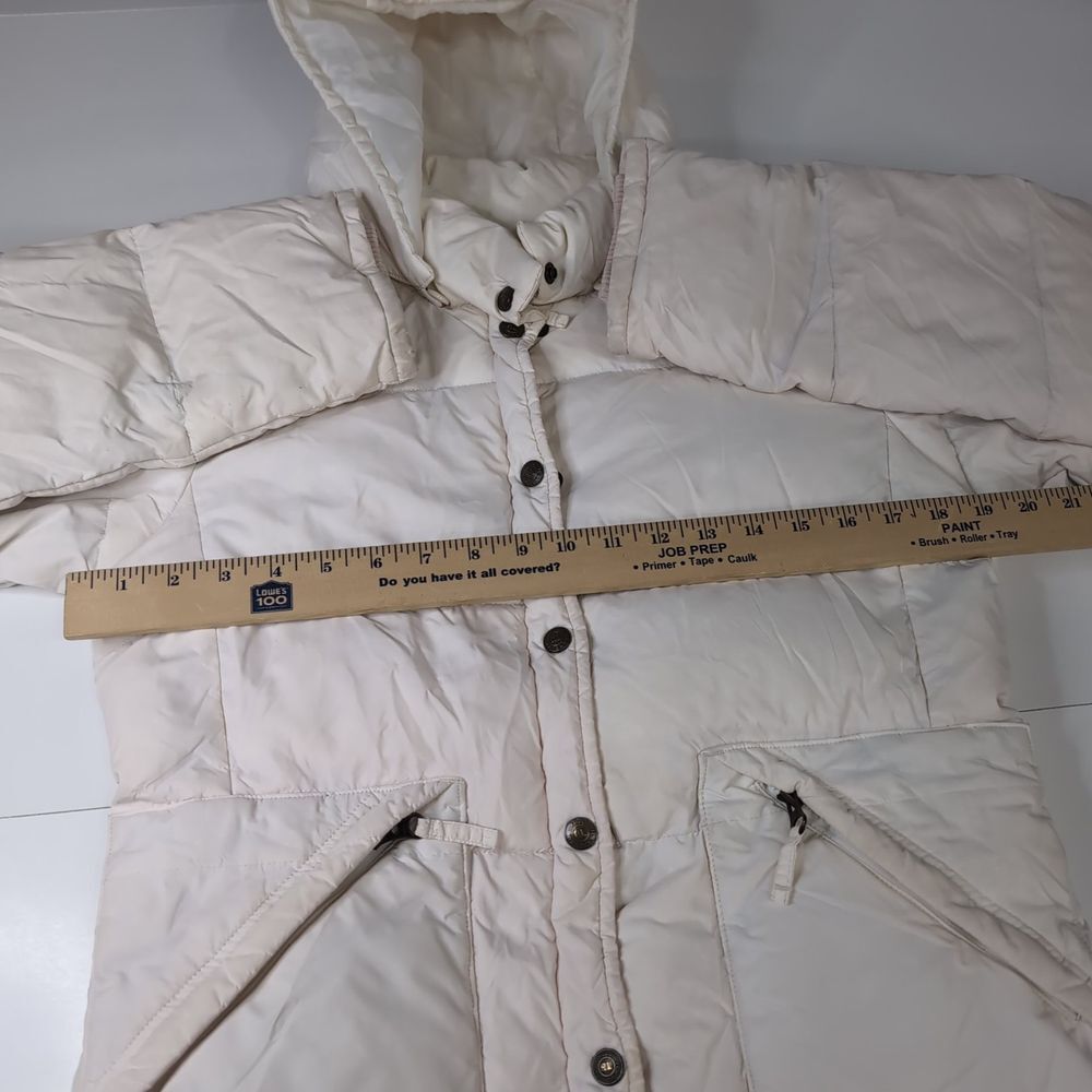 Polo Jeans Co Ralph Lauren Puffer Jacket Women's Small Patch Hooded - Picture 3 of 10